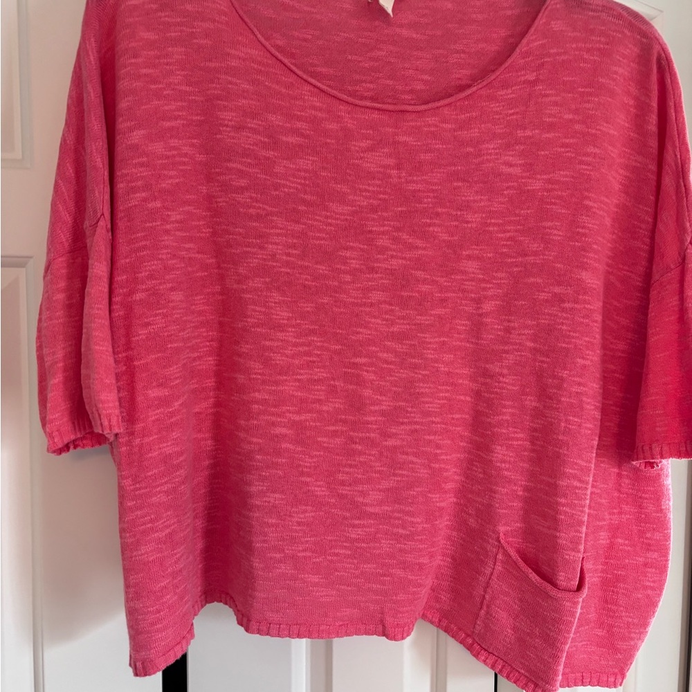 EILIEEN FISHER Bright Pink Sweater